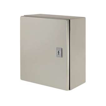 Coffret étanche PSWB IP 66 en métal 250 x 300 x 150 mm avec plaque de fond|-IZYPSWB253015