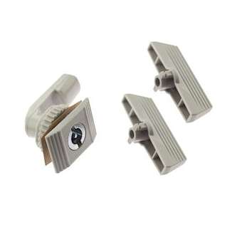 Serrure à clé ABS double barre 3 mm + 2 clés pour PSW / PSWB|-IZYPSWU-KL1