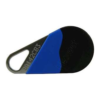 Clé de proximité 13.56 MHz noire/bleue|Golmar-BITTHEXACLE-NB