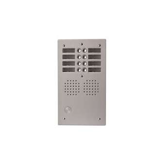 Platine aluminium 5mm audio 2 rangées 8 boutons|Golmar-BITUHR2008