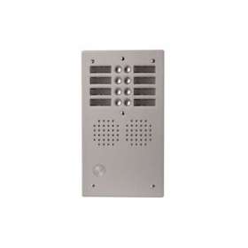 Platine aluminium 5mm audio 2 rangées 8 boutons|Golmar-BITUHR2008