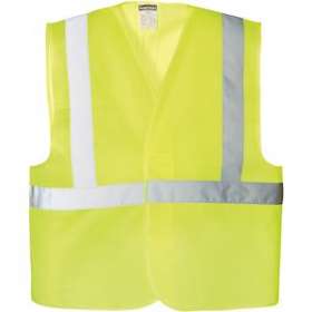 Gilet haute visibilité jaune taille unique|Bizline-BIZ731475