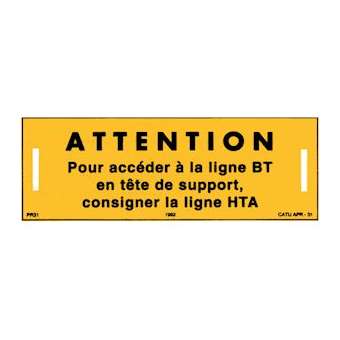 plaque alu type edf pr31 remontee aero|Catu-CATAPR-31