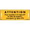 plaque alu type edf pr31 remontee aero