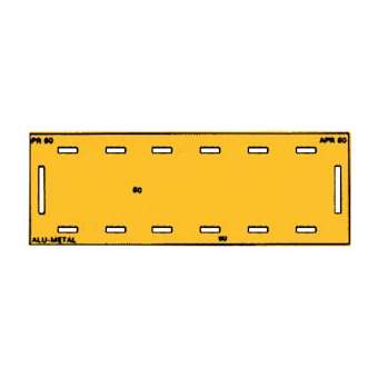 plaque alu iacm, 6 caracteres|Catu-CATAPR-60