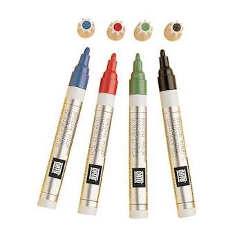 pochette 4 marqueurs aluscript rouges|Catu-CATAS-402