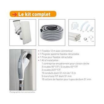 KIT FLEXIBLE RETRACTABLE|Gb2000 ( generale d'aspiration )-GEA31042043