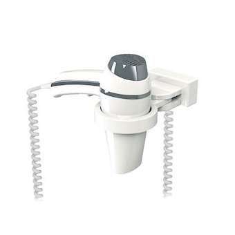 Sèche-Cheveux CLIPPER blanc + Support universel|JVD-JVD8221629