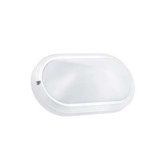 ORIO - Hublot Ext. IP54 IK10, ovale, blanc, E27 60W max., lpe non incl.|Aric-ARI3650