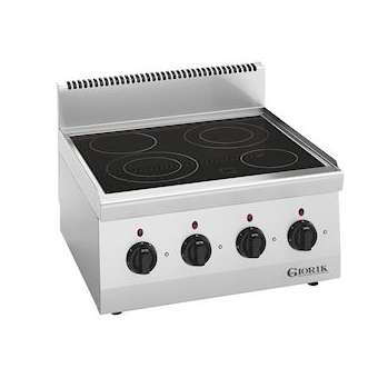 Eléments plaques vitrocéramiques, 4 feux, 400 V Tri|Tecnox by giorik-TXGLPV6743