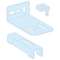 PrismaSeT P Active - Kit de fixation sol/mur - lot 2 équerres et 4 brides