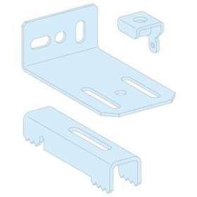 PrismaSeT P Active - Kit de fixation sol/mur - lot 2 équerres et 4 brides|Schneider Electric-SCHLVS08704