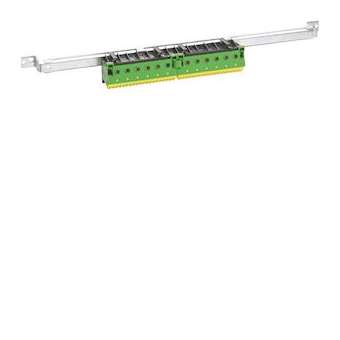Traverse support bornier Sanvis terre univers 2T l 500mm|Hager-HAGUT92S