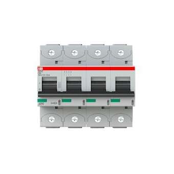 Disjoncteur S804S 4P 80A Courbe C Raccordement à vis - 50KA (6Modules)|ABB-ABB742445