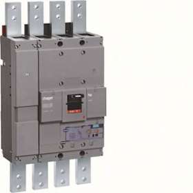 Disjoncteur boîtier moulé h1600 4P 50kA 1250A LSI|Hager-HAGHNF981H