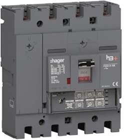Disjoncteur Boitier Moulé h3+ P250 LSI AB 4P4D N0-50-100% 250A 25kA FTC|Hager-HAGHHT251JA