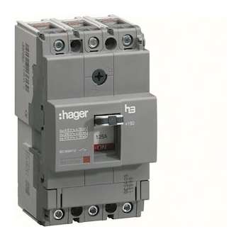 Disjoncteur boîtier moulé x160 3P 40kA 160A|Hager-HAGHNA160H