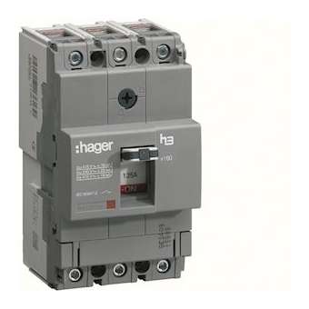 Disjoncteur boîtier moulé x160 3P 40kA 40A|Hager-HAGHNA040H