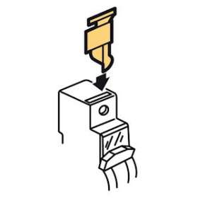 Cache vis plombable - 1 module/pôle - 4 pôles sécables - pour disjoncteur DX³|Legrand-LEG406304