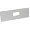 Plastron métal XL³800/4000 - à vis - pour 1 DPX-IS 630 - H 300 - 36 mod