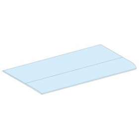 PrismaSeT G Active - Plaque passe-câble - L600 -coffret IP30 - RAL9003|Schneider Electric-SCHLVS01017