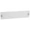 Plastron plein métal 1/4 de tour - XL³4000 et XL³800 - hauteur 150mm -24 modules