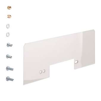 Ecran de protection des plages amont ou aval pour HA454-HA457 4P|Hager-HAGHZ044