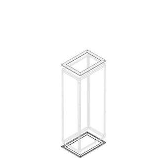 Toit/Base ouverte IP65 L1000mm P500mm (x1)|ABB-ABBPTBO1050