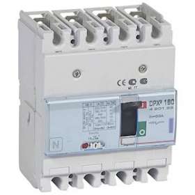 Disjoncteur magnétothermique DPX³160 pouvoir de coupure 50kA 400V~ - 4P - 63A|Legrand-LEG420133