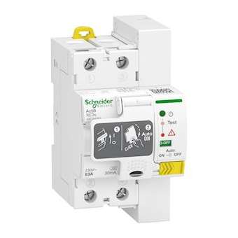 Acti9 REDs - interrupteur différentiel - 2P - 63A - 30mA - A|Schneider Electric-SCHA9CR4263