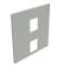 Plastron métal inverseurs de sources à vis pour 2 DPX³630 débro horiz XL³4000