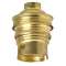 Douille culot B22 à raccord fileté et double bague matière métallique 4A 150W