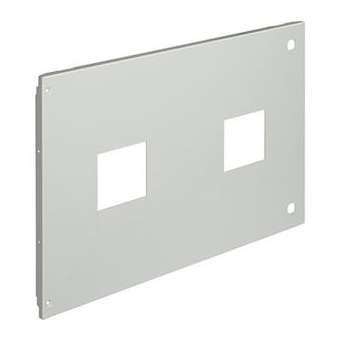 Plastron métal des inverseurs de sources à vis pour 2 DPX³630 fixes dans XL³4000|Legrand-LEG021067
