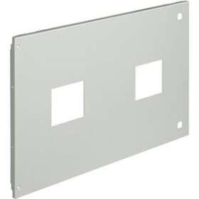 Plastron métal des inverseurs de sources à vis pour 2 DPX³630 fixes dans XL³4000|Legrand-LEG021067