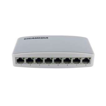 Switch non-manageable 8 ports Gigabit - Desktop|Gigamedia-GGMGS08D