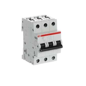 Disjoncteur S203L 3P 6A Courbe C Raccordement à vis - 6KA (3Modules)|ABB-ABB350333