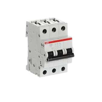 Disjoncteur S203L 3P 63A Courbe C Raccordement à vis - 6KA (3Modules)|ABB-ABB350344