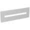 Plastron métal à vis DPX³/DPX-IS250 dans XL³4000 ou XL³800 haut.300mm 36 modules