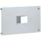 Plastron métal XL³4000 pour 1 DPX³1600 débrochable position verticale -h.600mm