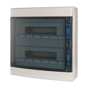 Coffret mural IP65 2-rangées 36-mod|Eaton industries-EONIKA-2-36-ST