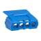 Kaedra - capot IP2 pour bornier 4 trous - bleu