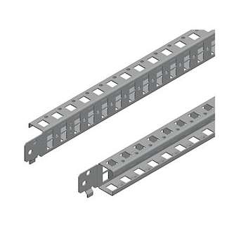 Spacial SF/SM - 2 traverses perforées à fixation rapide 1 rangée - 40x500mm|Schneider Electric-SCHNSYSQCR4050