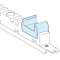 Linergy LGYE - Cale support inférieur JdB vertical 3200A - lot de 12|Schneider Electric-SCHLVS04659