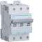 Disjoncteur 3P 6-10kA courbe C - 6A 3 modules|Hager-HAGNFT306