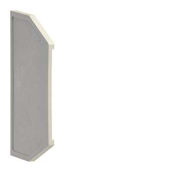 Plaque d'extrémité pour KXA10L - KXA16L, Couleur: gris|Hager-HAGKWE04G