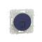 Odace, prise RJ45 Cobalt, grade 1 (téléphone) cat. 5 UTP, à vis