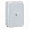 Boîtier vide gris pour interrupteur-sectionneur rotatif composable 6P 50A/63A