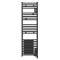 Radiateur sèche-serviettes Doris Digital étroit 0300W anthracite