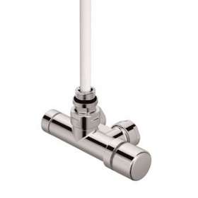 Robinetterie monopoint thermostatisable coudée 1/2' têtedroite - Kit K chromé|Acova-ACA991558