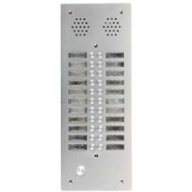 Plaque A.V Alu 6Mm 2R 22Bp|Urmet france-URM7772-22